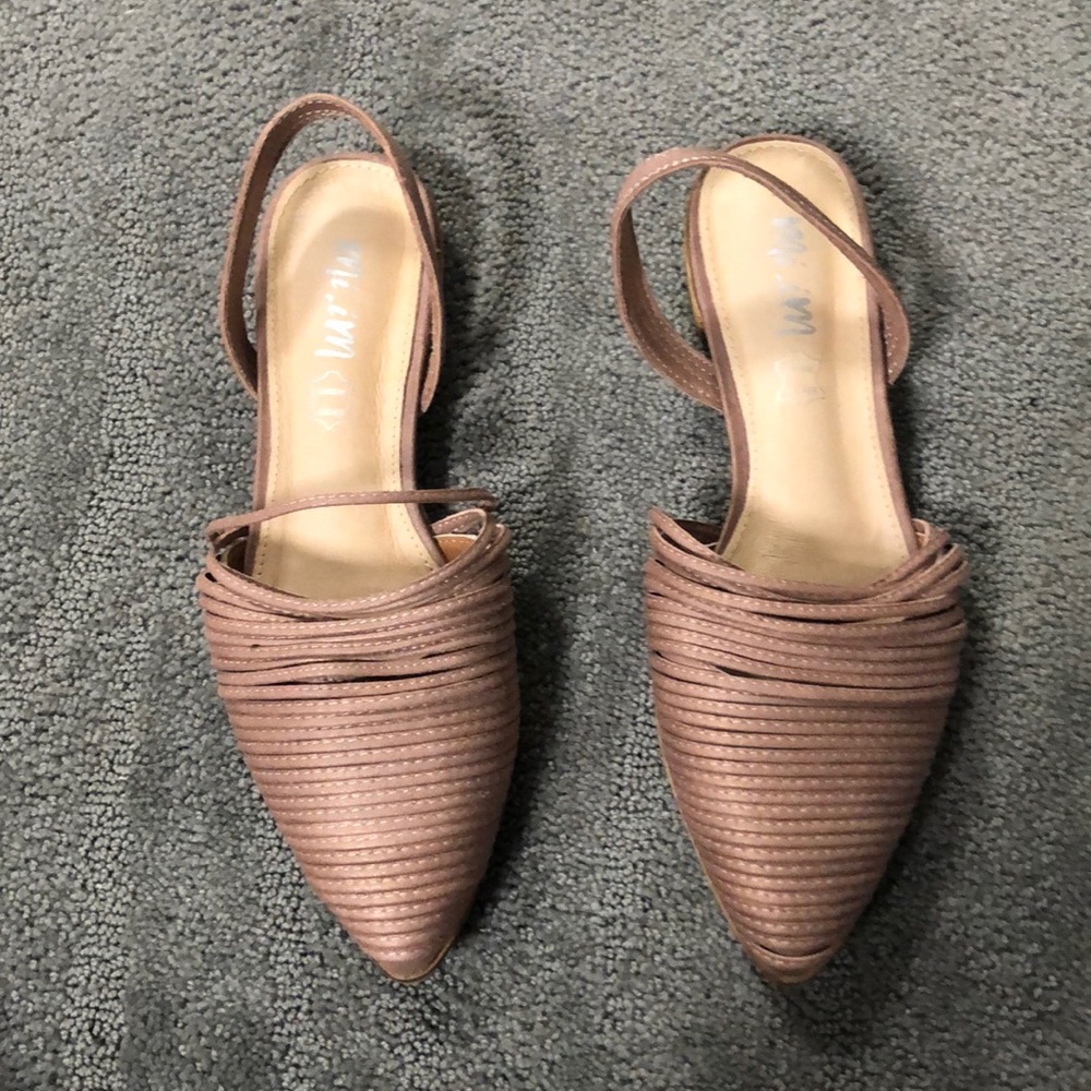 Mi.Im sparkly mauve mules